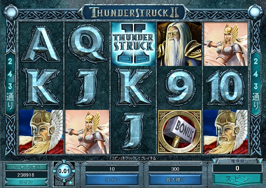 ビデオスロット THUNDERSTRUCK Ⅱ