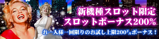 お一人様一回限りのお試し上限200㌦ボーナス！