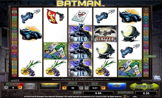 ビデオスロット BATMAN