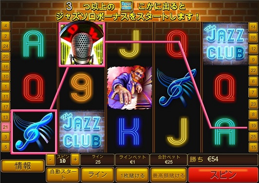 ビデオスロット The JAZZ CLUB